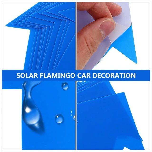 Alt view image 6 of 6 - 50Pcs Stickers Permanent Adhesive Floor Decals Uv Water Tear Resistant for Indoor Outdoor Use Walkways Entrances