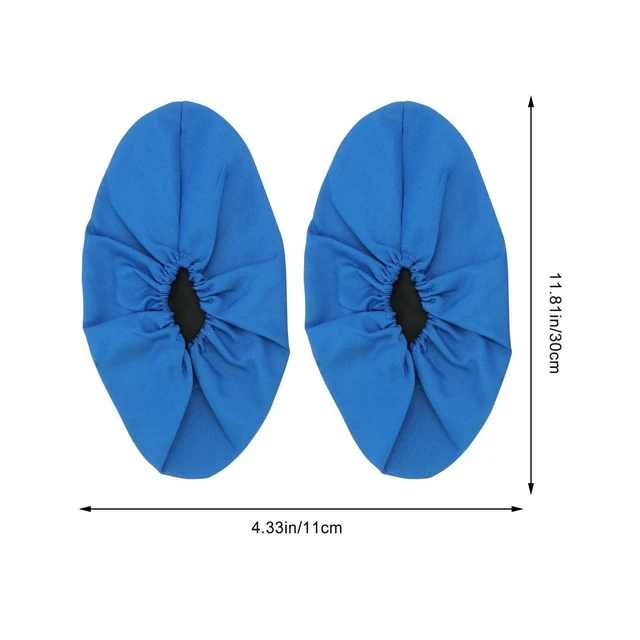 Alt view image 6 of 6 - 3Pairs Cloth Washable Shoe Covers Non-Skid Breathable Durable Indoor Household Shoe Protectors Dustproof Shoes Cover