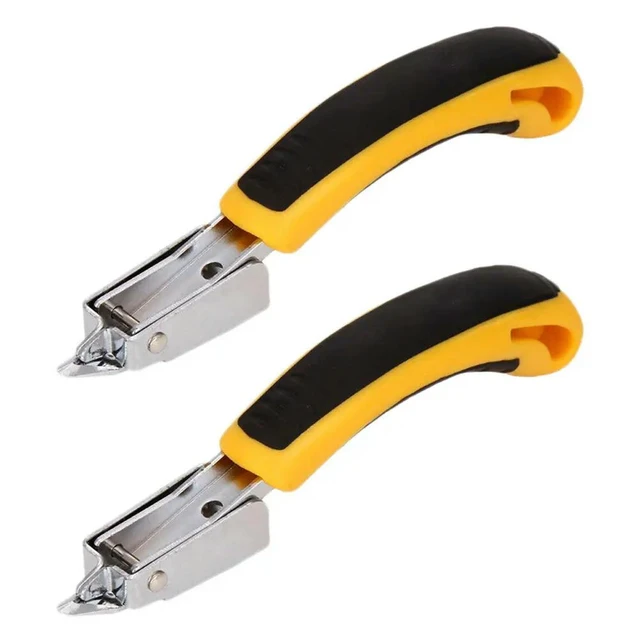 Alt view image 6 of 6 - 2Pcs Staple Remover Handy Plastic Handle Office School Nail Puller Compact Lightweight Staple Removal Tool Nail Puller