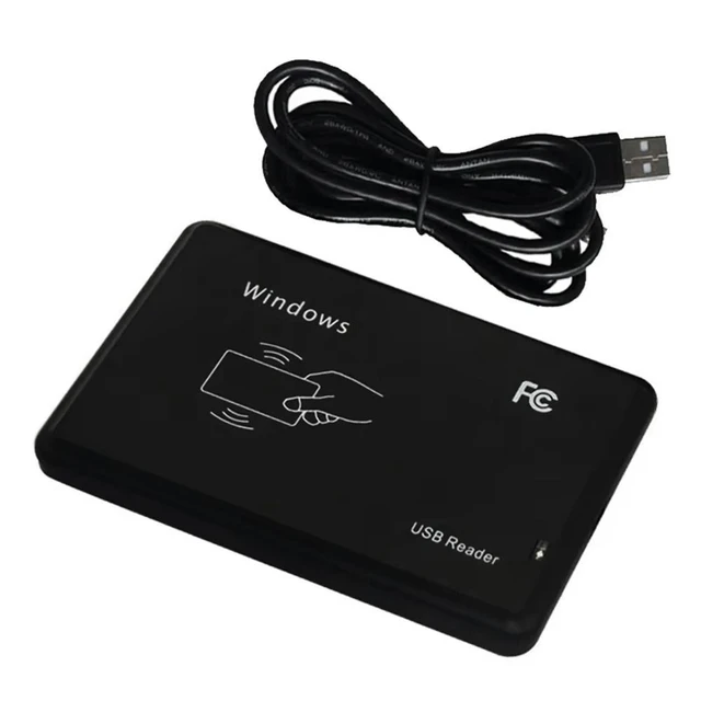Alt view image 5 of 6 - 4X USB RFID Reader 125Khz EM4100 ID Contactless Sensitivity Card Reader TK4100 Support Window System RFID