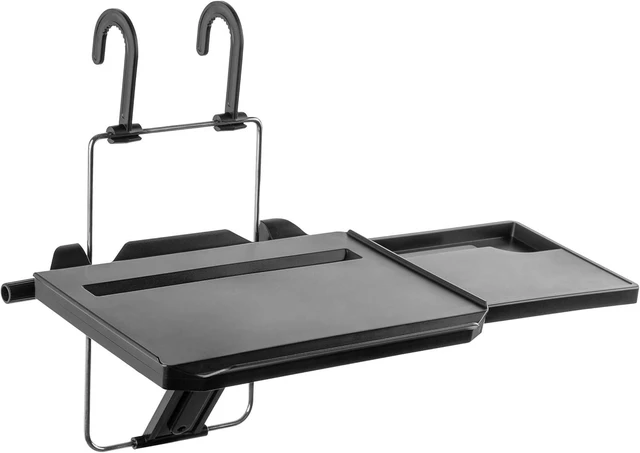 Alt view image 8 of 14 - Mount-It! Car Table Tray with Adjustable Height and Tilt | Car Desk for Laptop FITS on Any Car Model and Steering Wheel | Holds Food, Drinks, Laptops, Tablets, Books and More! -