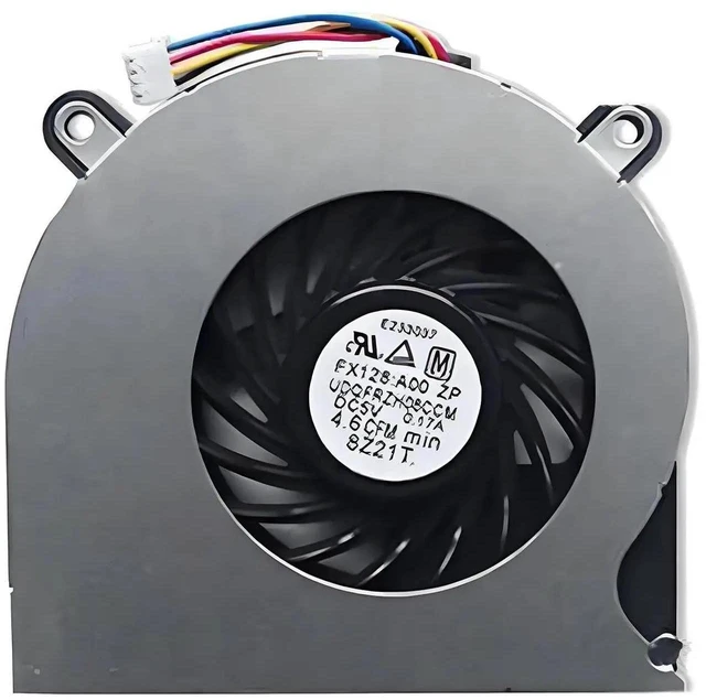 Main image of Laptop CPU Cooling Replacement Fan for Dell Latitude E6400 E6410 E6510 Precision M2400, 5V 4PIN 0FX128 UDQFRZH08CCM