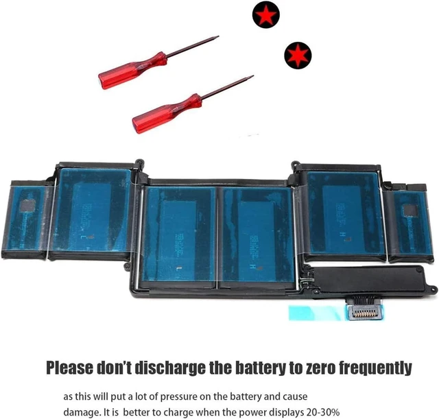 Alt view image 3 of 5 - HBFVG A1582 A1502 Laptop Battery Replacement for MacBook Pro Battery 13 inch Retina Early 2015 Mid 2014 Late 2013 MacBoo Pro 11,1 12,1 MacBook Pro A1502 A1493 A1582(11.34V 71.8Wh)