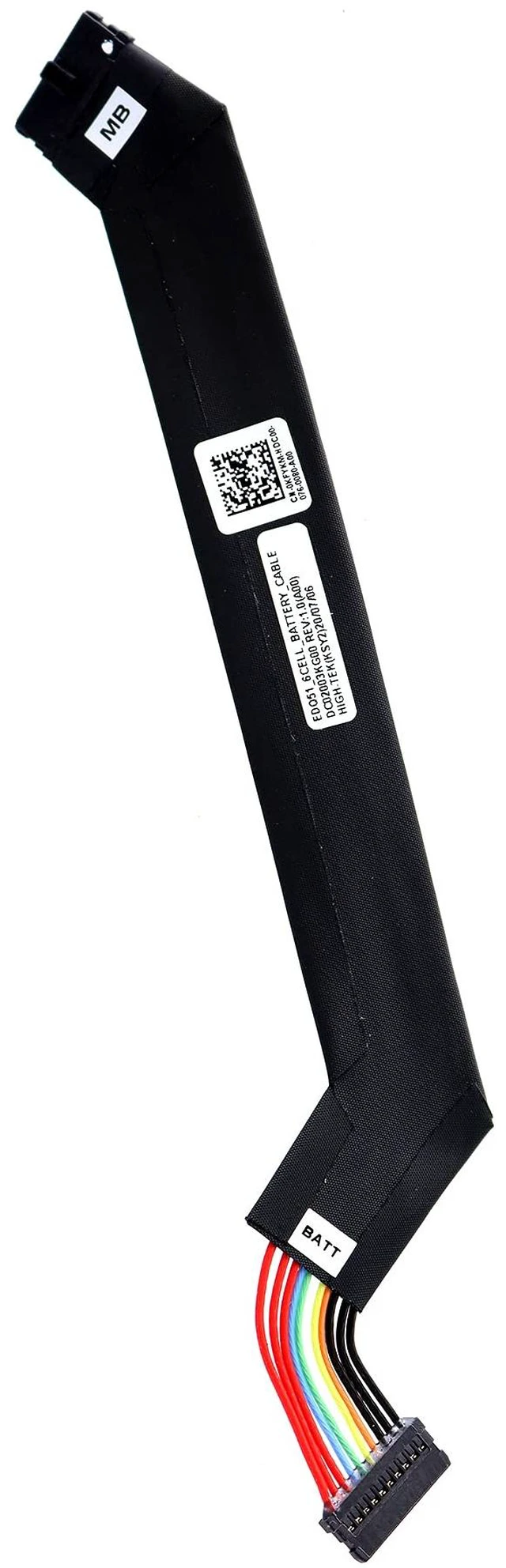 Alt view image 2 of 5 - Deal4GO EDQ51 6CELL Battery Cable KFYKM 0KFYKM DC02003KG00 Replacement for Dell Alienware M15 R2 M17 R2 Gaming Laptop