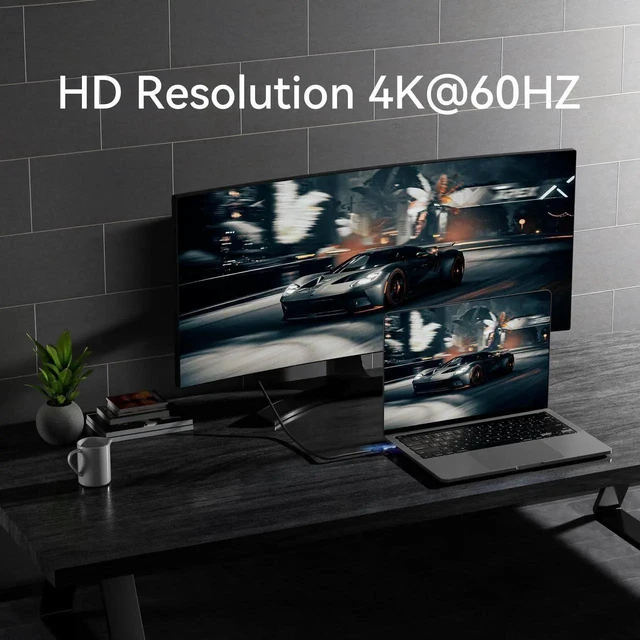 Alt view image 3 of 7 - 6FT USB C to USB C Cable, USB 3.2 Gen 2 20Gbps High Speed Cord, 240W PD Fast Charging, 4K@60Hz UHD Video Output, Type C Monitor Charging Data Cable