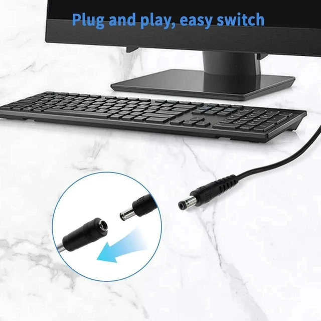 Alt view image 5 of 7 - Universal Charger Power Core, 5V USB to DC 5.5x2.1mm Charging Cable with 11 Multi Connectors, Micro USB/Type C/Mini USB & Multiple DC Tips, 3.3FT Universal Power Cord