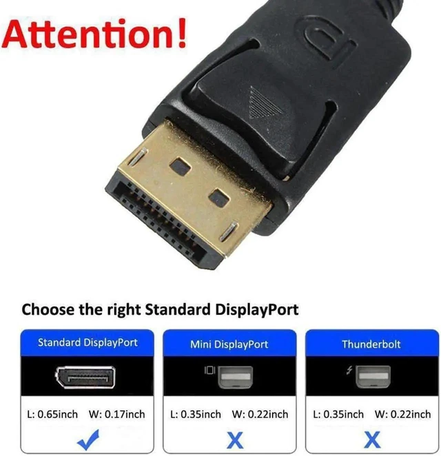 Alt view image 3 of 6 - 3 PCS DisplayPort to VGA Adapter, 1080P@60Hz DP Male to Female Converter, Support 2048 x 1152@60Hz Resolution