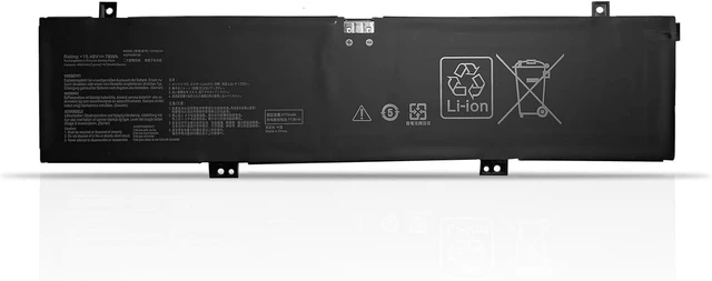 Main image of C41N2101 Laptop Battery Replacement for ASUS ROG Zephyrus G14 GA402 GA402R GA402RJ GA402NI GA402NJ GA402NV TUF Dash F15 FX517 FX517ZC FX517ZE Zenbook Pro 14 UM6702RA UX8402ZA Series(15.48V 76Wh)