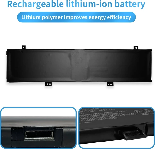 Alt view image 3 of 5 - C41N2101 Laptop Battery Replacement for ASUS ROG Zephyrus G14 GA402 GA402R GA402RJ GA402NI GA402NJ GA402NV TUF Dash F15 FX517 FX517ZC FX517ZE Zenbook Pro 14 UM6702RA UX8402ZA Series(15.48V 76Wh)