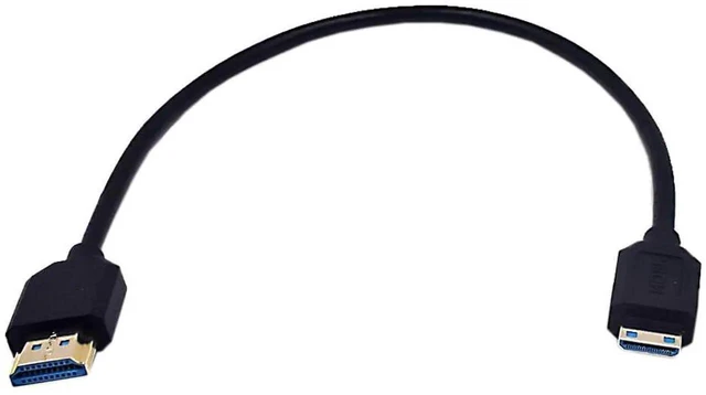 Main image of 1FT 8K@60Hz Mini HDMI to HDMI 2.1 Cable, 48Gbps Straight Mini HDMI to HDMI Male Cable, Supports 4K@120Hz 3D HDR for Xbox PS4 PS5 TV Switch