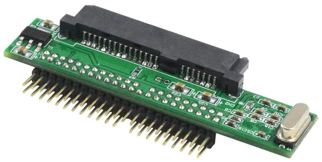 Alt view image 2 of 7 - Laptop SATA to IDE Adapter, 2.5 Inch SATA HDD SSD to 44 Pin Male PATA Parallel Port Converter