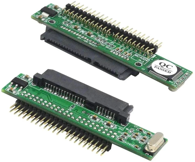Main image of Laptop SATA to IDE Adapter, 2.5 Inch SATA HDD SSD to 44 Pin Male PATA Parallel Port Converter