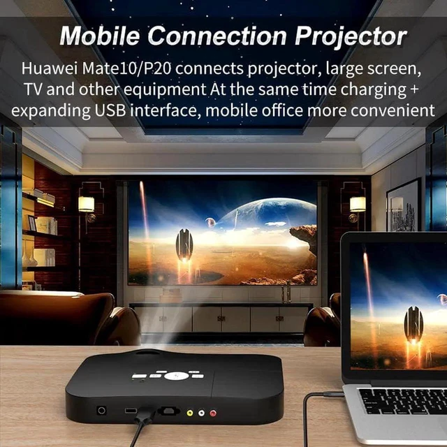 Alt view image 2 of 5 - Aomoproing USB C to HDMI Cable 6ft, 4K@60Hz TypeC to HDMI Cable, Home Office Compatible with MacBook, Laptop, Phone, Tablet
