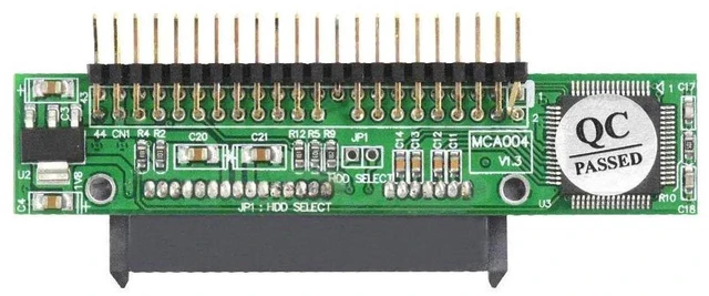 Alt view image 3 of 7 - Laptop SATA to IDE Adapter, 2.5 Inch SATA HDD SSD to 44 Pin Male PATA Parallel Port Converter