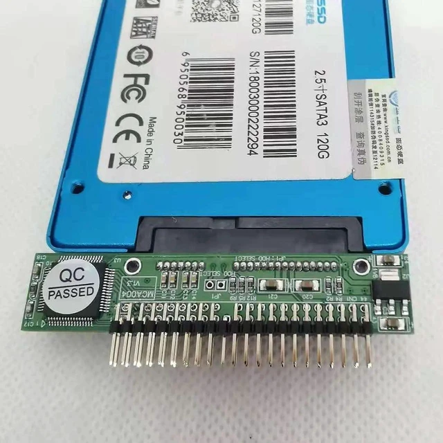 Alt view image 6 of 7 - Laptop SATA to IDE Adapter, 2.5 Inch SATA HDD SSD to 44 Pin Male PATA Parallel Port Converter