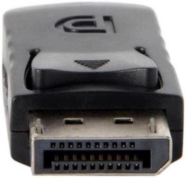 Alt view image 3 of 7 - Black DisplayPort Male to Mini DisplayPort Female Adapter, DP to Mini DP Converter for HDTV Monitor Displays