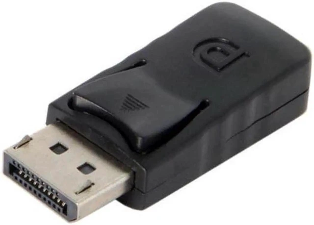 Alt view image 6 of 7 - Black DisplayPort Male to Mini DisplayPort Female Adapter, DP to Mini DP Converter for HDTV Monitor Displays