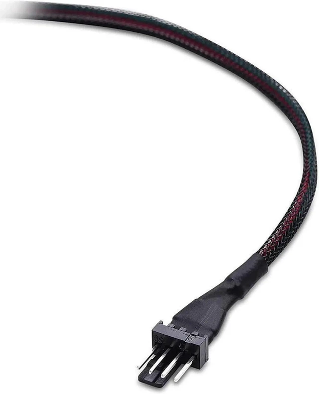 Alt view image 5 of 7 - 2-Pack 3 Way 4 Pin PWM Fan Splitter Cable, 12 Inch 1-to-3 PWM Fan Power Splitter and 4 Pin Fan Extension Cable for PC Case Cooling