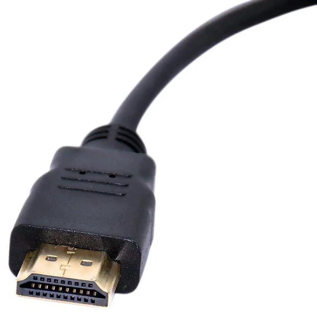 Alt view image 5 of 7 - 1080P HDMI to VGA Converter Adapter, HDMI Male to 15 Pin D-SUB VGA Female Video Cable with Built-in Chipset, Compatible with PC DVD HDTV PS3 Projector, Black