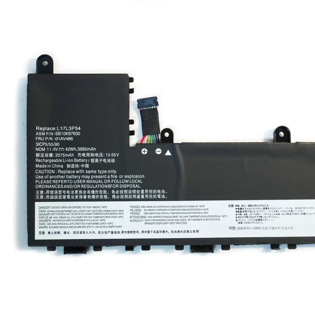 Alt view image 8 of 13 - HBFVG L22M4PA0 L22B4PA0 L22D4PA0 L22X4PA0 Laptop Battery Replacement for Lenovo LOQ 15APH8 15IRH8 16APH8 16IRH8 / IdeaPad 1-15IAU7 / Legion Slim 5-16APH8 5-16IRH8 Series(15.44V 60Wh)