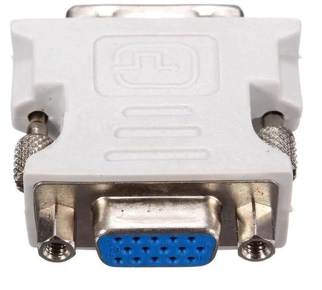 Alt view image 6 of 6 - 1Pc DVI-D to VGA Adapter, 18+1 Pin Dual Link DVI-D Male to 15 Pin VGA Female Converter for PC Laptop Monitor