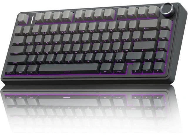 Main image of AULA F75 Pro Wireless Mechanical Keyboard,75% Gasket Hot Swappable Custom Keyboard,RGB Backlit,Pre-lubed Reaper Switches,Side Printed PBT Keycaps,2.4GHz/USB-C/BT5.0 Mechanical Gaming Keyboard