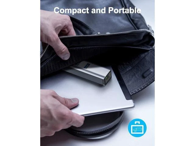 Alt view image 7 of 7 - USB C to Ethernet Adapter 4-in-1 RJ45 to USB-C/Thunderbolt 3 to Gigabit Ethernet LAN Network Adapter for MacBook Pro/Air 2023/2024 iPad Pro iPhone 15/16 Pro/Max Chromebook XPS Surface Book