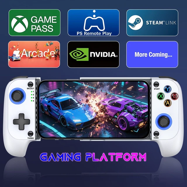 Alt view image 4 of 7 - Mobile Game Controllers for iPhone/Android, Hall Effect Phone Controllers Support Phone Case,Game Controllers for Xbox,for PlayStation,Cloud/Steam Gaming