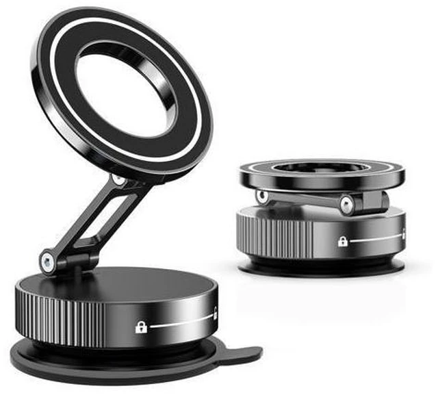 Main image of Folding Magnetic Phone Mobile Holder Mount Windshield Dashboard Home Car Use Holder Strong Magnets for Cell Phones