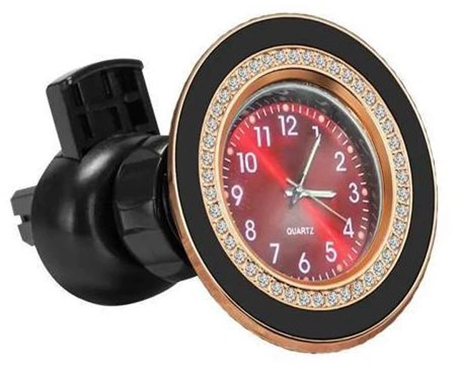 Main image of Car Holder Navigation Magnetic Phone Mount New Flexible Clock Design Air Outlet Hook for Mobile Phone Holders Red