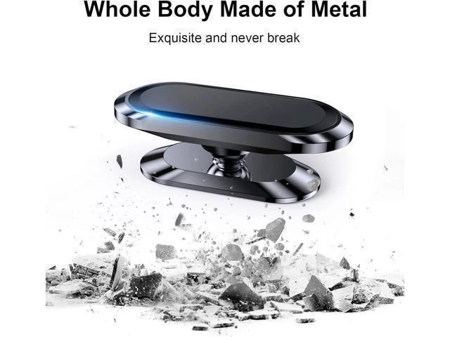 Alt view image 3 of 7 - 2-Pack Magnetic Phone Holder for Car DashStrong Magnet Magnetic Car Phone Holder Mount 4 Plate Phone Holders for Your Car Phone Mount for Car Dashboard Cell Phone Car Mount for iPhone Samsung