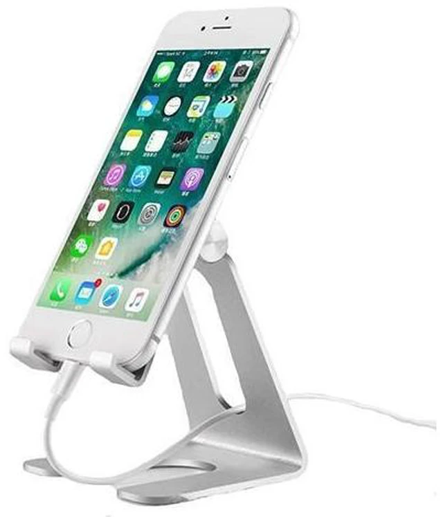 Main image of Adjustable Tablet Stand Holders Cell Phone Stands Phone Desk Holder iPad Stand Aluminum Stands Cradle Dock for Switch All Smartphones and Tablets