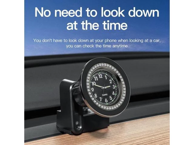 Alt view image 5 of 5 - Car Holder Navigation Magnetic Phone Mount New Flexible Clock Design Air Outlet Hook for Mobile Phone Holders