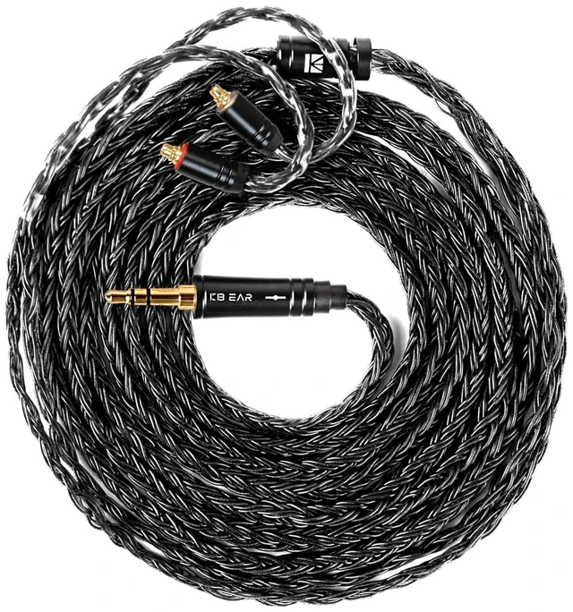 Alt view image 8 of 14 - 2M Long MMCX in Ear Monitor Cable KBEAR ST24 Plus IEM Earphones Cable 16 Core 5N OCC Silver-Plated Headphone Extension Cords for Shure SE215 SE215 pro SE846 SE315 SE425 SE535 (MMCX 3.5mm Plug)