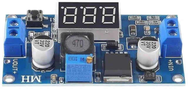 Main image of LM2596 DC-DC Adjustable Buck Converter with LED Voltmeter, 4.0~40V to 1.3~37V Step Down Voltage Regulator Power Supply Module