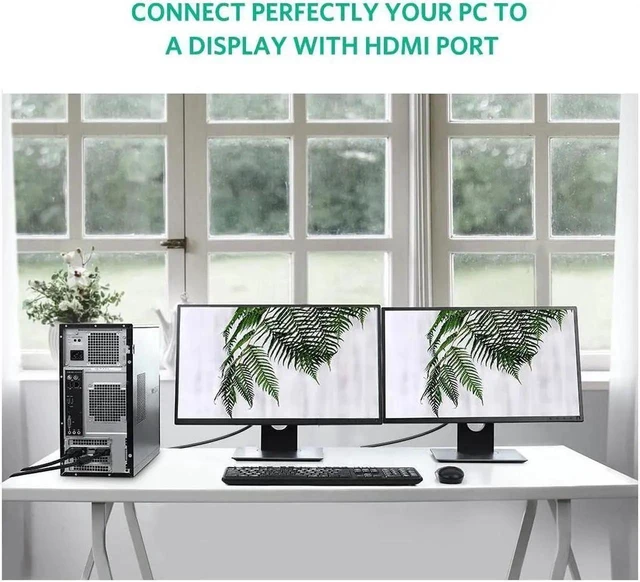 Alt view image 3 of 7 - DVI to HDMI Adapter, DVI-D 24+1 Male to HDMI Female Adapter Converter Gold Plated Support 1080P for HDTV, Plasma, DVD, Projector, Computer