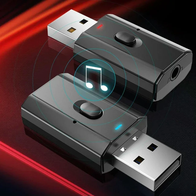 Alt view image 4 of 6 - 4-in-1 Compact Transmitter Receiver Adapter 3.5mm Audio Jack Receiver Transmitter for TV Pc Car Laptop