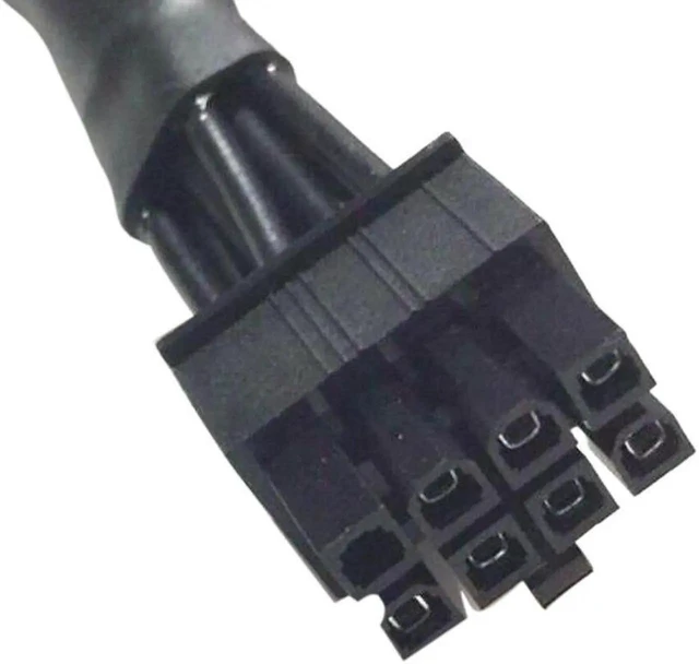 Alt view image 3 of 3 - 8 Pin to Dual 8(6+2) Pin PCIe VGA Power Cable for Corsair CX550M CX650M CX750M RM650X Modular PSU