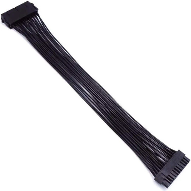 Alt view image 2 of 6 - 12 Inch 18AWG ATX 24Pin to 20+4Pin Power Cable, PSU 20 Pin Male to 24Pin Male Converter Adapter Cable for Desktop Motherboard
