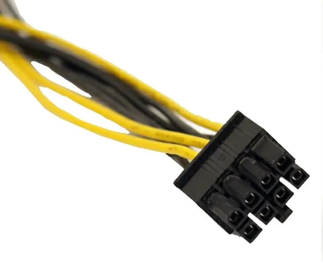 Alt view image 3 of 6 - Dual 4 Pin LP4 Molex to 8 Pin PCIe Power Converter Adapter Cable, LP4 to PCI-E 8Pin Graphics Card Power Supply Wire for PC GPU