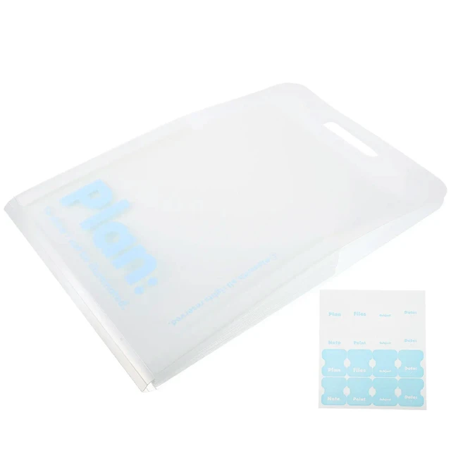 Alt view image 4 of 6 - Large Capacity Multi-Layer A4 File Folder Lightweight Plastic Accordion Organizer for Documents Bills Receipts Coupons
