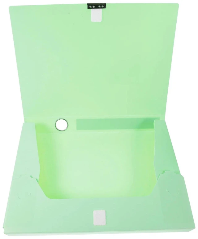 Alt view image 5 of 6 - File Organizer Box Wear-Resistant PP Material Desktop Document Case Office Files Organizer Efficient Paper Holder