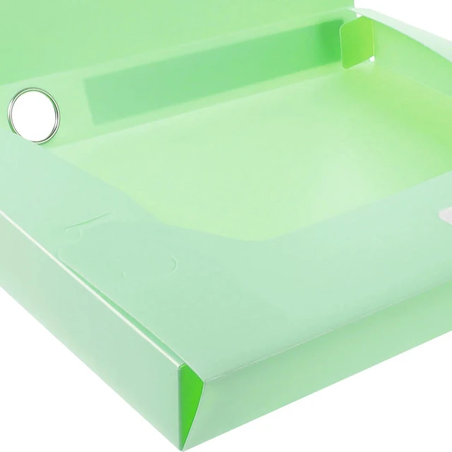 Alt view image 6 of 6 - File Organizer Box Wear-Resistant PP Material Desktop Document Case Office Files Organizer Efficient Paper Holder