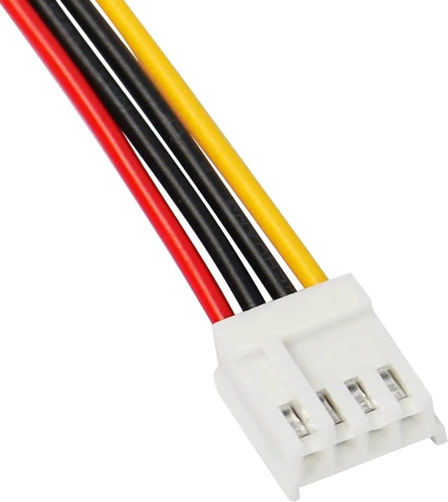 Alt view image 6 of 7 - 8 Inch Molex 4 Pin Power Extension Cable, IDE 4Pin to Floppy Drive Power Interface Adapter Cable, Desktop PC Power Supply Extension Cord, 5 Pack