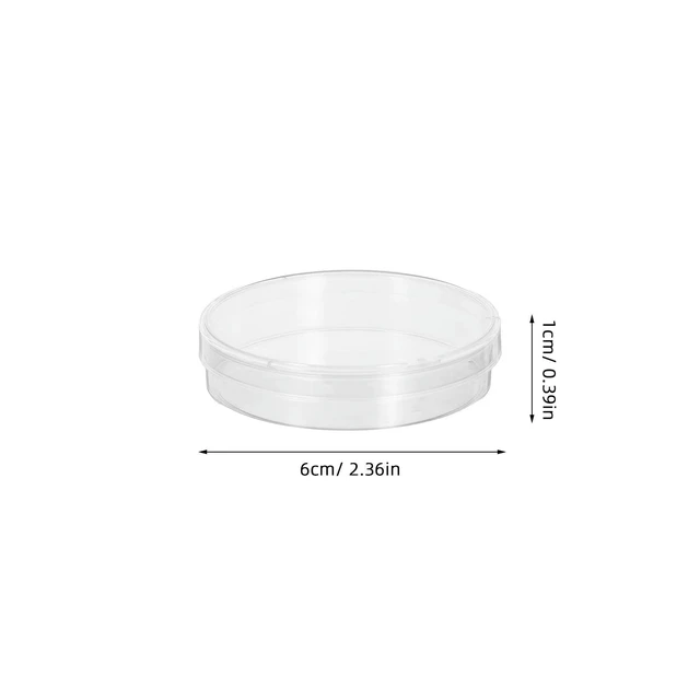 Alt view image 5 of 6 - 10Pcs Sterile Petri Dishes with Lid Plates for Biology Chemistry oratory Equipment Glass Petri Tray Holder