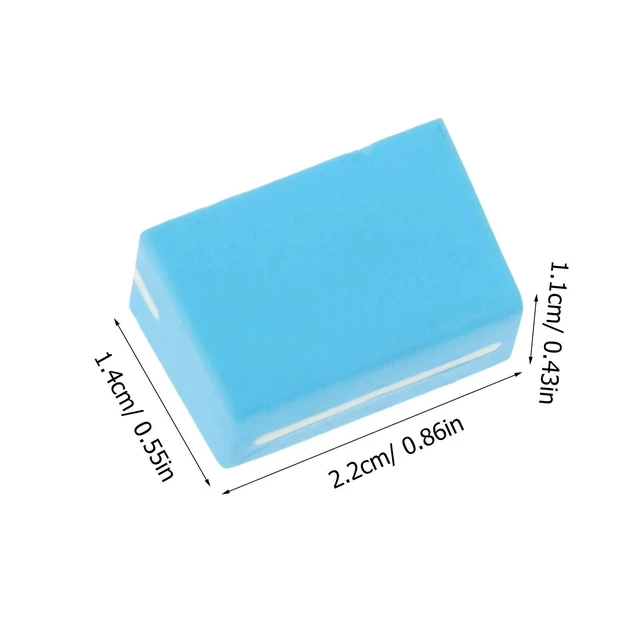 Alt view image 6 of 6 - 5Pcs Audio Mixer Slider Fader Caps Replacement Set Rubber Construction Precise Inner Hole Compatibility Smooth Control for Dj