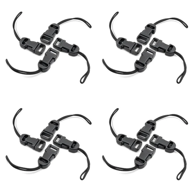 Alt view image 5 of 6 - 16 Pcs Quick Release Camera Strap QD Loops Connector Adapter Camera Quick Release Clip For Digital Cameras, Bin