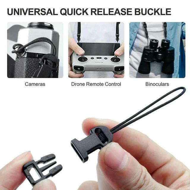 Alt view image 6 of 6 - 16 Pcs Quick Release Camera Strap QD Loops Connector Adapter Camera Quick Release Clip For Digital Cameras, Bin