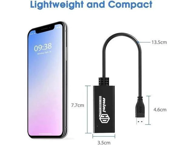 Alt view image 11 of 14 - USB to HDMI Adapter USB 3.0 to HDMI Converter 1080P HD Display Audio Video Converter for Windows 7 8 10 Computer ONLY ( NOT SUPPORT MAC/Linux/Vista )