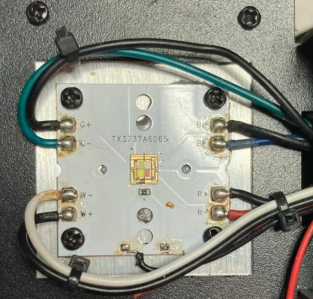 Alt view image 5 of 6 - Stage Lighting 60W RGBW 4A LED Lamp Chip For 6x60W 7x60W TX3737A6065 Led Moving Head